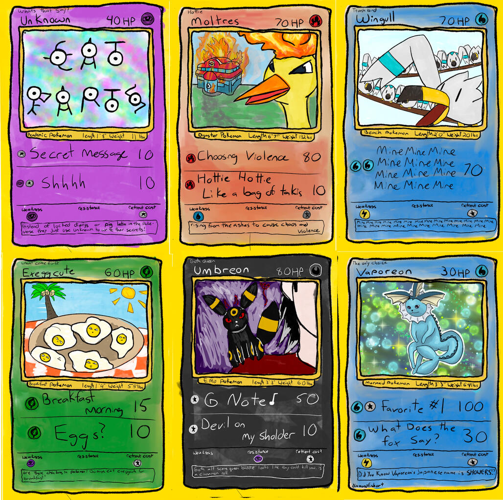 More Pokememe cards
