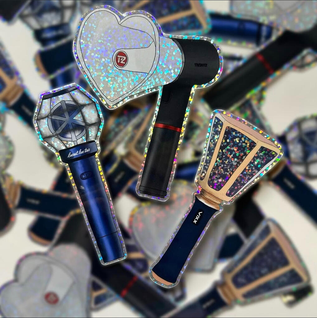 Kpop Lightstick Stickers